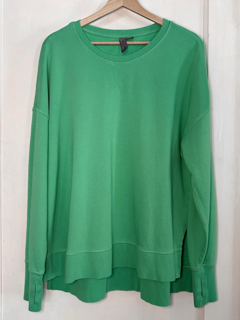 Sweaty Betty After Class Sweatshirt Bright Green Size 12 L
